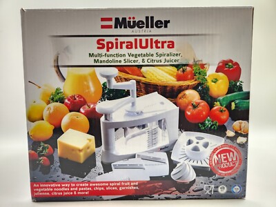 Mueller Austria SpiralUltra Spiral Cutting Machine Mandoline Juicer Kitchen Tool