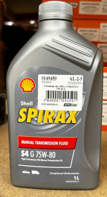 Shell Spirax S4 G 75W-80 Manual Transmission Oil 1L GL-4 PSA B71 2315
