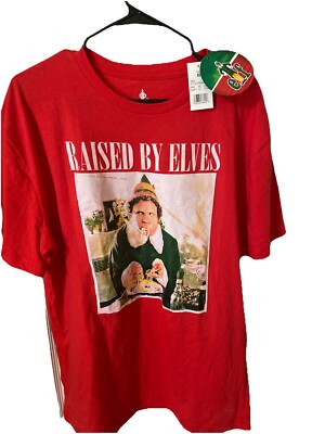 ELF Men's Crew Neck T-Shirt - Warner Bros. Movie Graphic Tee, Printed In USA - View #6