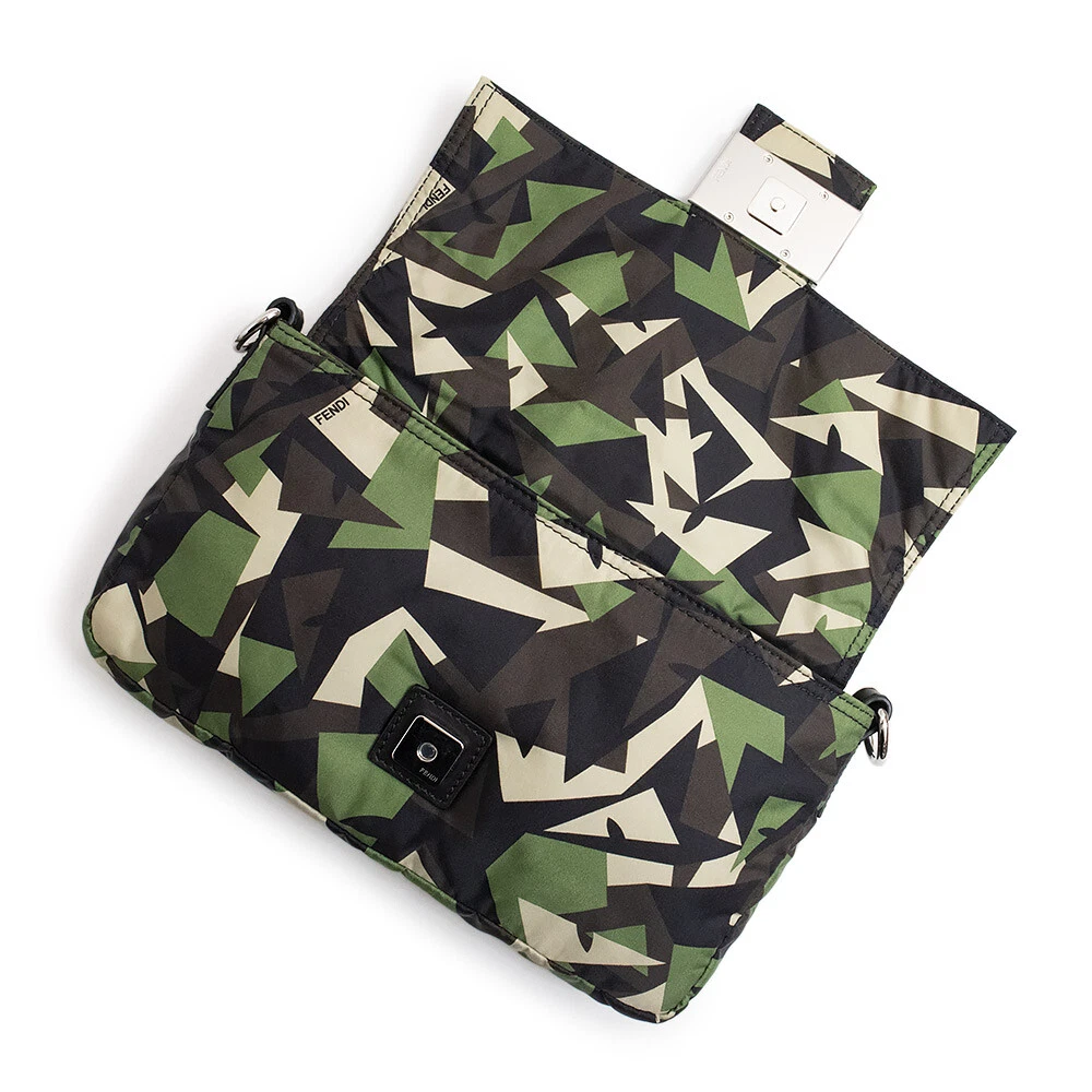 FENDI Baguette Belt Bag in Camouflage Nylon 7VA472