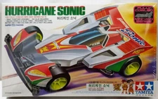 TAMIYA 1:32 MINI 4WD HURRICANE SONIC SUPER TZ CHASSIS CON MOTORE ART 19415