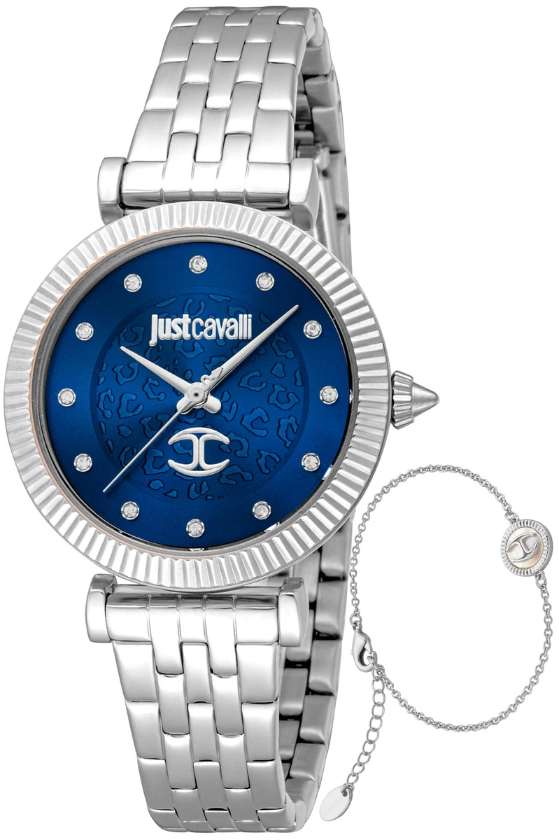 Orologio Da Polso Con Cinturino In Pelle Blu – Quadrante Rotondo 3,5 Cm, Tema Cavallo E5, Per Bambini, Ragazzi E Adulti, Quarzo