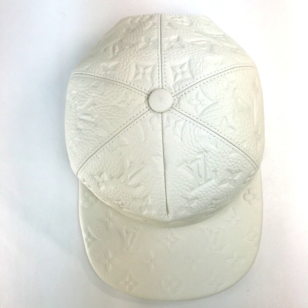 Louis Vuitton Casquette 1.0 cuir embossé monogram - MP2321 White