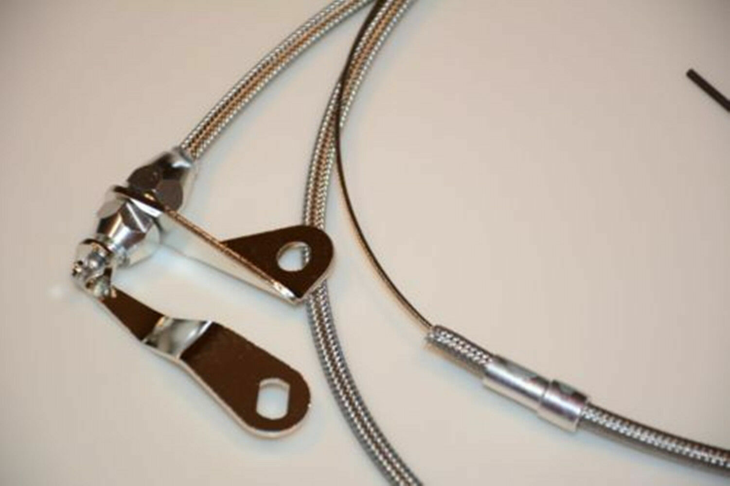 New Stainless Braided Kick Down Cable Grelly USA