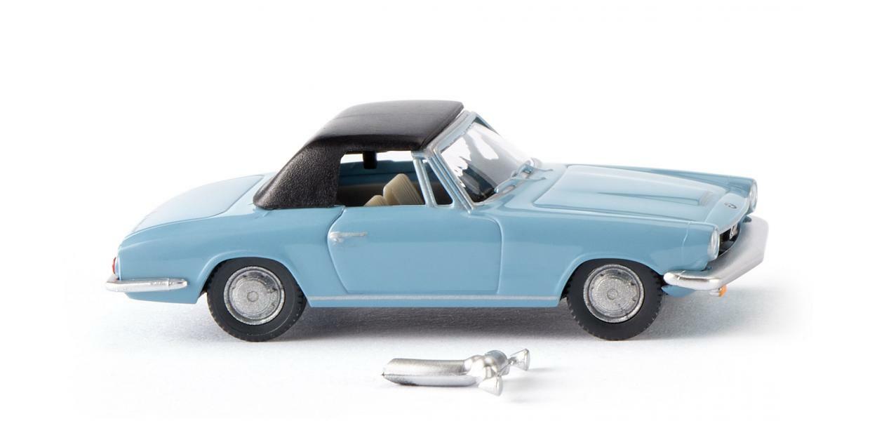 wiking 018749 1:87 BMW 1600 GT Cabriolet light. blue HO