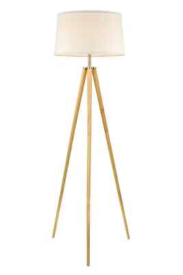 Kira Home Grace 60.5'' Mid Century Modern Tripod LED Floor Lamp + Energy Efficien