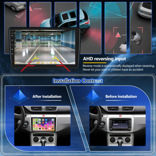 Radio Coche 9" Android 13 Navegación USB CarPlay para Volvo XC70 V70 S60 2004-2007 - Imagen 9 de 15