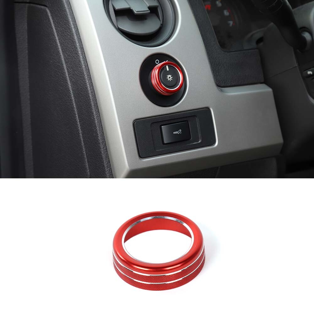 Chrome Headlight Switch Knob Cover Trim For 2015-2020 Ford F-150 & Mustang – Savadi-Car