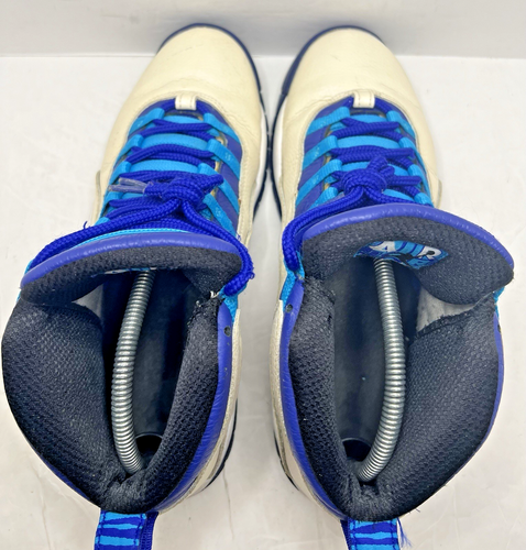Nike Jordan Retro 10 Charlotte Hornets 2016 310805-107 Uomo Taglia 9,5 - Foto 7 di 10