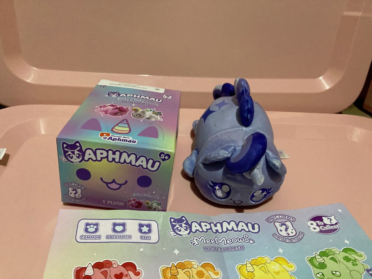 NEW OPENED APHMAU MEEMEOWS PLUSH LIMITED EDITION UNICORNS