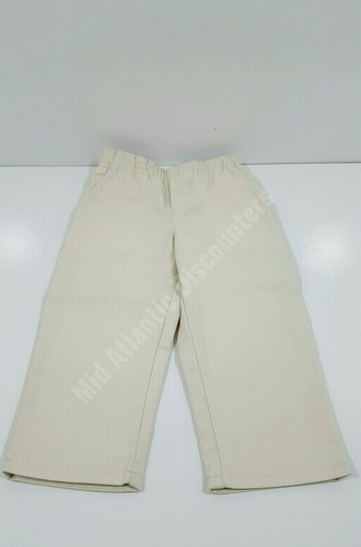 3Pr Elderwear Tom Sawyer Pull On Uniform Khaki Pants Size 2 Waist 20-1/2 - Picture 2 of 7