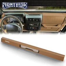 Fit For Jeep Wrangler TJ 1997-2006 Dash Top Cover Defrost Vent Bezel Trim Tan