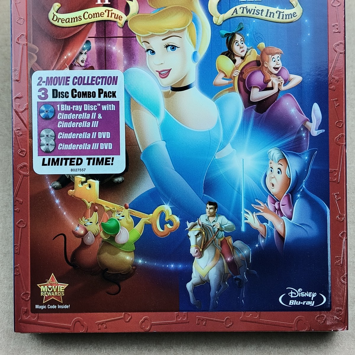 Cinderella 2 & 3 II & III Double Feature DVD & Blu-ray with