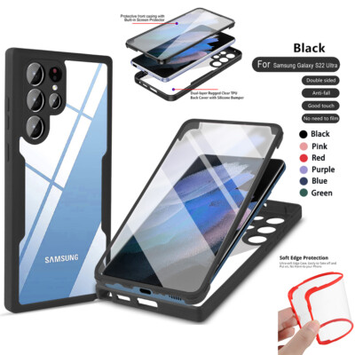 360° Full Protector Case Clear Cover For Samsung Galaxy S26 S25 S24 S23 S22 S21