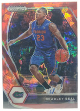 2021-22 Prizm Draft Picks Red Ice #60 Bradley Beal - Florida Gators 