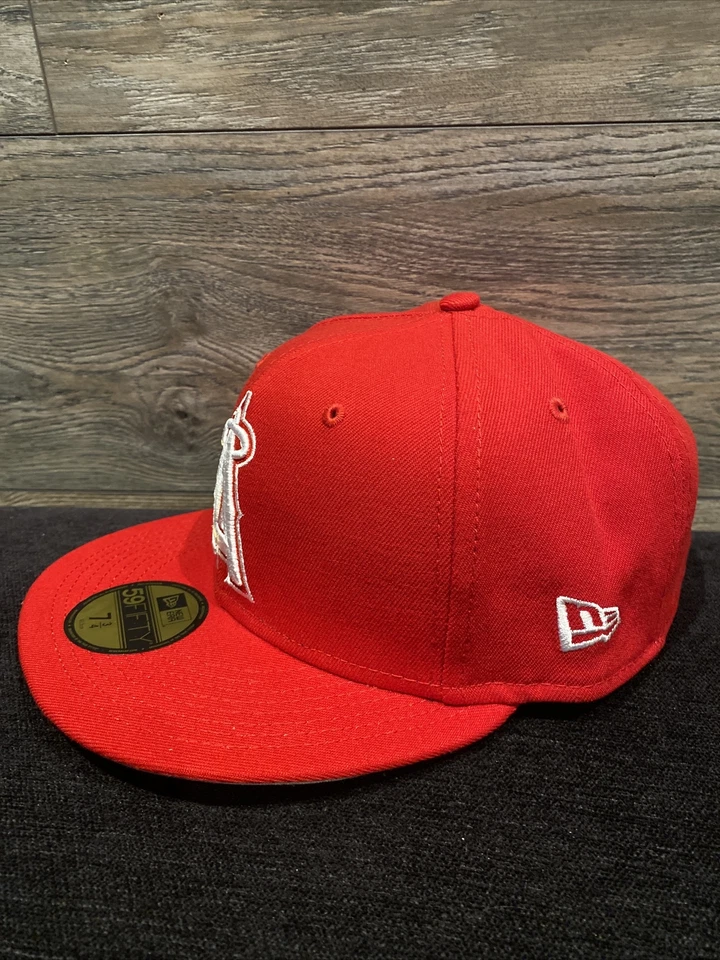 Los Angeles Anaheim Angels Authentic MLB New Era 59FIFTY Fitted Hat size 7 3/4 - Image 4 of 4