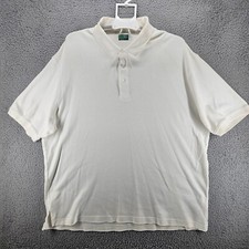 Ben Hogan Polo Shirt Mens 2XL White Performance Short sleeve Casual Golf XXL