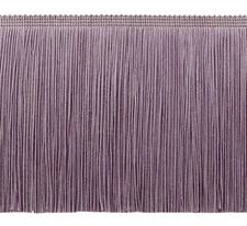 Chainette Fringe Trim 6 inch, Style CF06 Color D7 Lilac Purple[Sold By The Yard]
