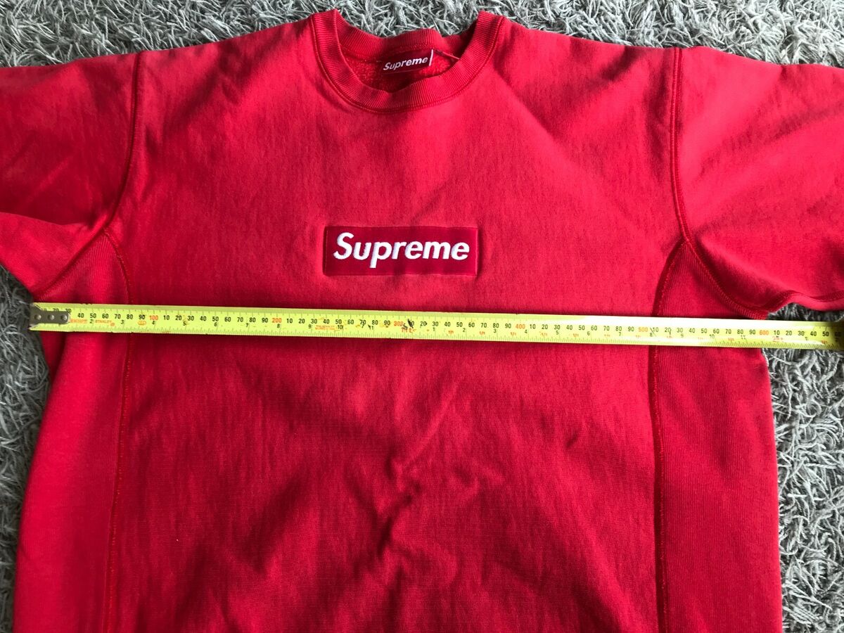 Supreme Box Logo Crewneck Red OG Large FW06/07 Bogo BAPE KAWS CHROME