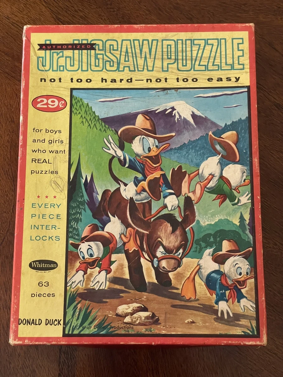 Donald Duck Puzzle In Vintage Jigsaw Puzzles for sale | eBay