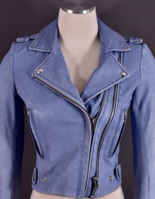 iro navy leather jacket