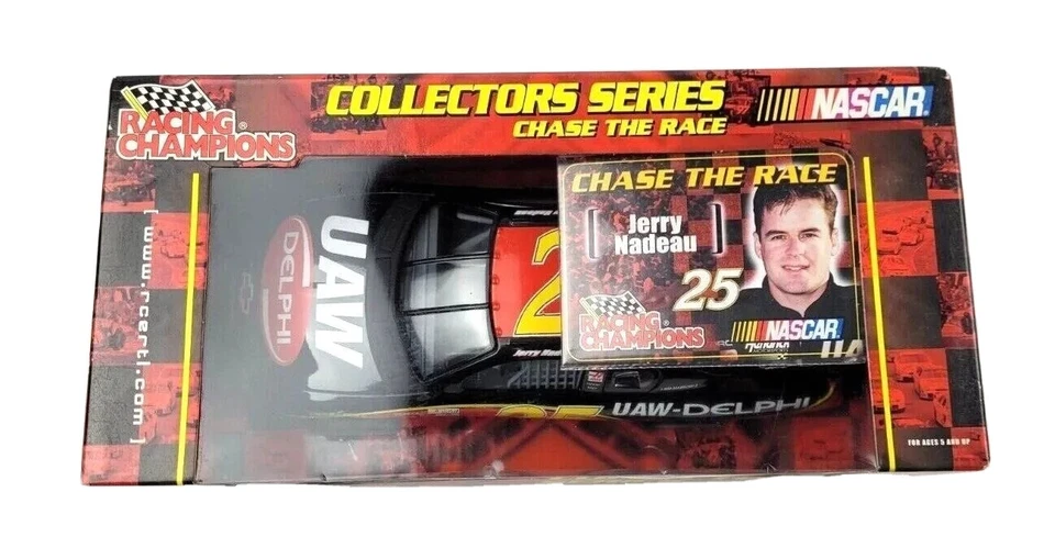 Jerry Nadeau #25 Racing Champions Collectors Series 2001 UAW escala 1:24 diecast Foto 3 de 4