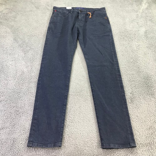 Scotch & Soda Jeans Mens 32x32 Ralston Blue Italy Jeans Denim Pant Button Fly
