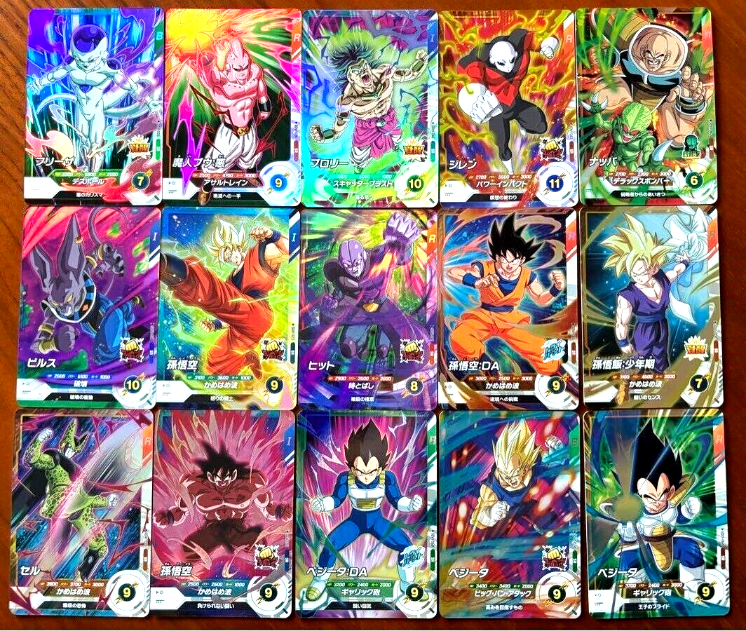 スーパーダイバーズ Dragon Ball Super Divers SDV1 SR 15 Card Complete Set Japanese DHL