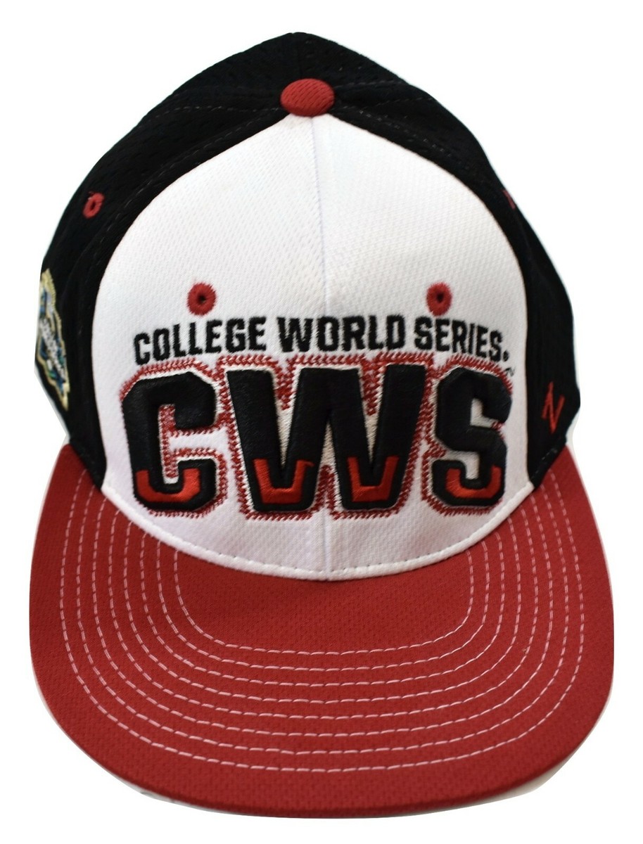 Zephyr Mens CWS College World Series 2017 Omaha Fitted Hat Cap New