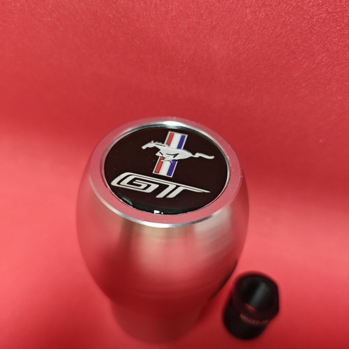 CHROME WEIGHTED GT SPORT ALUMINUM SHIFT GEAR KNOB for FORD MUSTANG S550 V8 2.3T - Bild 5 von 6