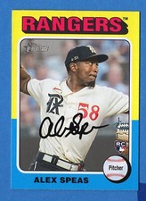Alex Speas  Topps Heritage  RC #274 Texas Rangers