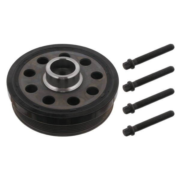 BMW 118 E88 2.0d Crankshaft Pulley 2008 on N47 Belt 11237797995