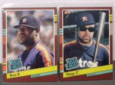  UGK Pimp C Bun B Underground Kingz Limited Edition Art Cards Rap Baseball 