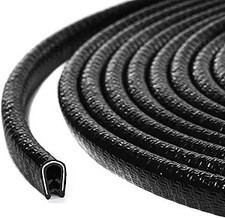 32Ft Car Door Edge Guards Black Universal Rubber Door Edge Protector U Black
