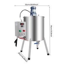 Heating Mixing Filling Machine Stirring Tank Liquid Paste Lipstick Filler 30L