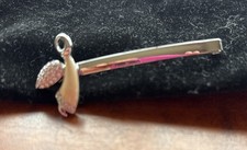 Swarovski Women's Dancing Rhodium Silver Angel Hair Barrette