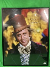 Framed   16x 20  Wonka Gene Wilder, "Autographed" (PSA/DNA)  Photo