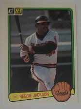 1983 Donruss #115 Reggie Jackson
