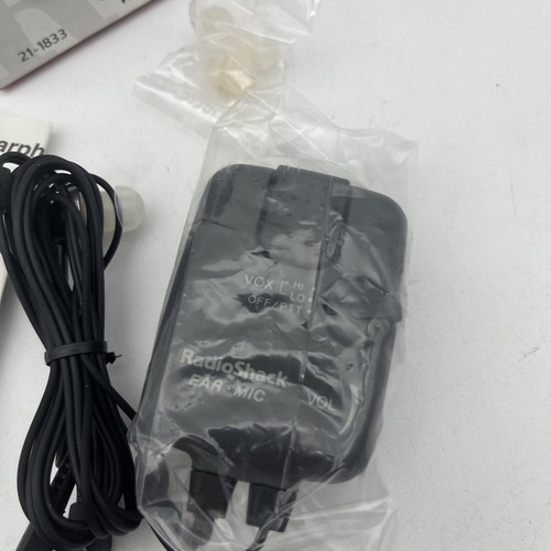 Auricolare Vintage RadioShack Comunicazioni Audioniche Attivazione Vocale, #21-1833-NOB - Foto 5 di 6