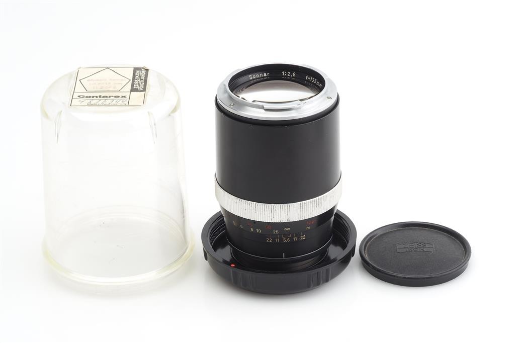 Carl Zeiss For Contarex Sonnar 2.8/135Mm Black | eBay