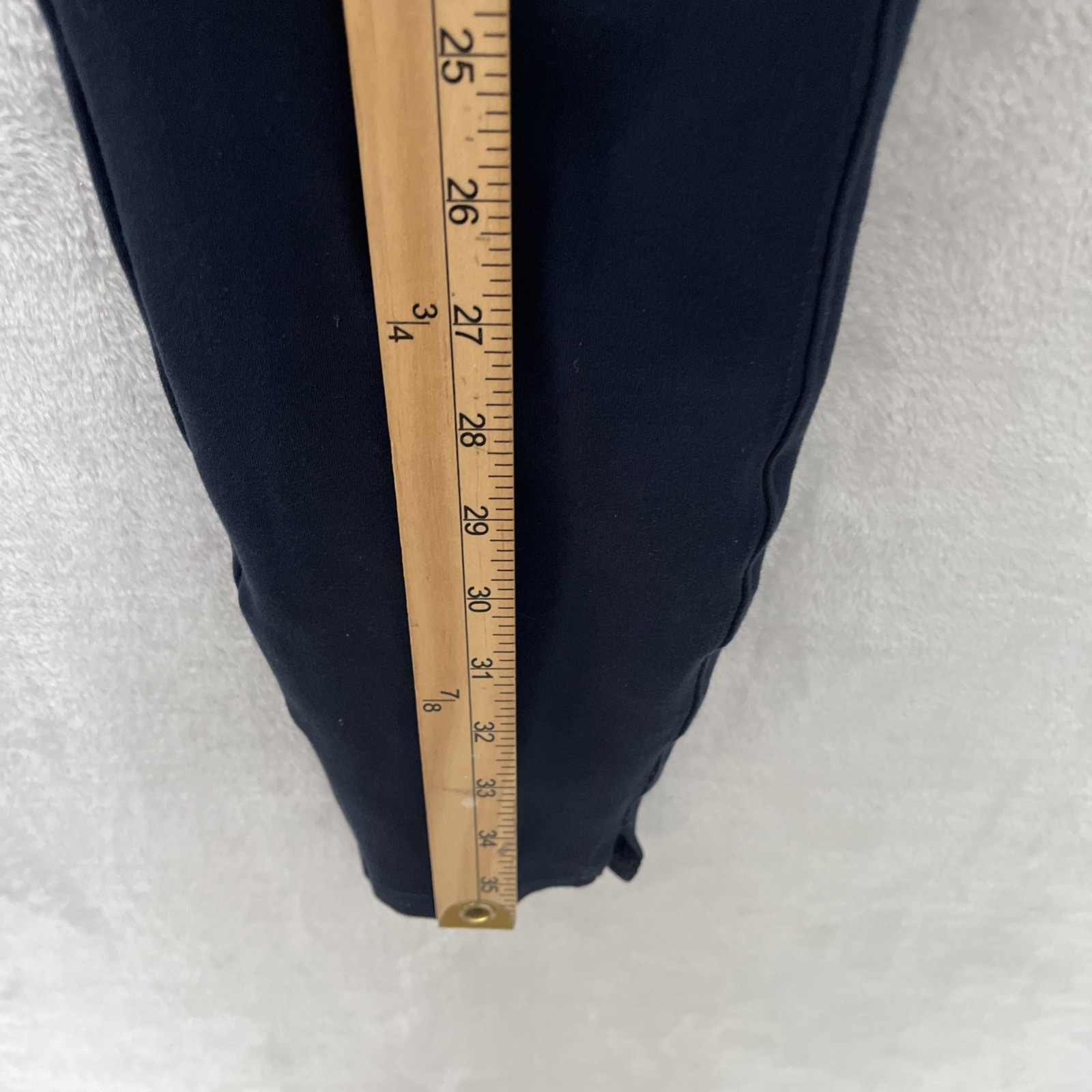 Spanx Womans Pants Blue Solid Medium Rayon Nylon … - image 5