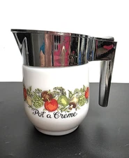 Vintage Corning Ware Gemco Spice of Life Pot A Creme 1970s Creamer