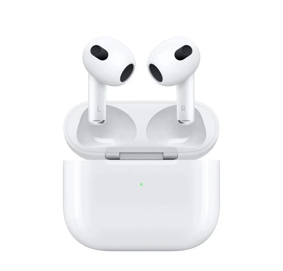 Apple AirPods 3. Generation Lightning Ladecase Weiß Bluetooth In-Ear (MPNY3ZM/A) - Bild 1 von 4