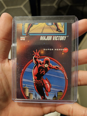 1992 Impel Marvel Entertainment | Daredevil/Major Victory Misprint Error