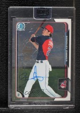 2018 Topps 63/66 Bradley Zimmer (2017 Bowman Chrome Prospects) Buyback Auto n1u