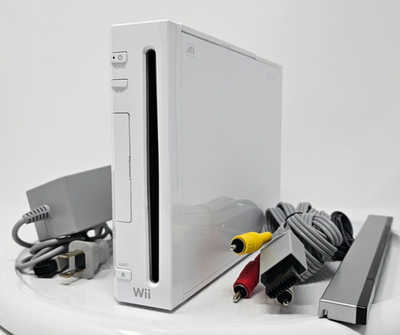 White Nintendo Wii RVL-001 Game Console - Tested - ! Plays