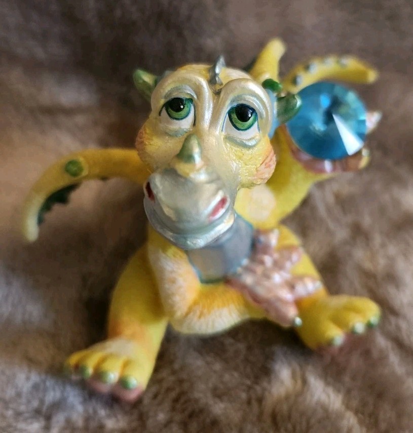 Franklin Mint Mood Dragon Dippy Dragon Figurine Limited Edition