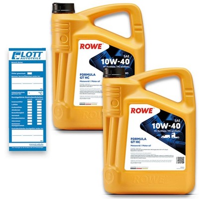 10L ROWE HIGHTEC FORMULA GT 10W-40 HC Motoröl MAN M 3275-1 MB 228.3 229.1