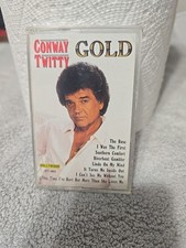 Tape Cassette Conway Twitty Titled Gold Tested Works Rare Classic Country 