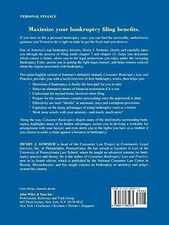 Consumer Bankruptcy: The Complete Guide - Paperback, by Sommer Henry J. - Good